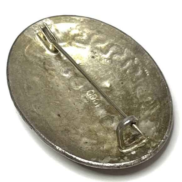 Vintage Brooch 1000 Pure Silver Filigreed Fine Jewelry JU20 - Picture 3 of 5